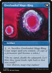 Overloaded Mage-Ring Magic: The Gathering trading card