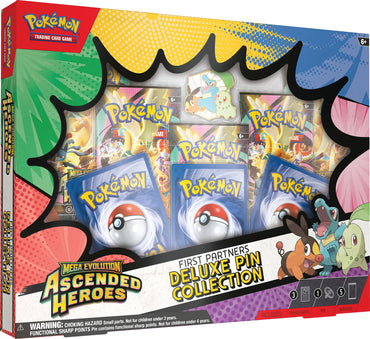 Pokémon TCG: Mega Evolution—Ascended Heroes First Partners Deluxe Pin Collection