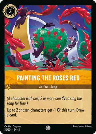 Painting The Roses Red Disney Lorcana trading card