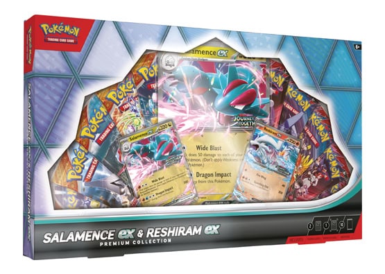 POKEMON SALAMENCE EX/RESHIRAM EX PREMIUM COLLECTION