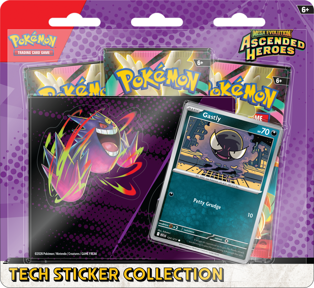 Pokemon Tech sticker collection Ascended Heroes