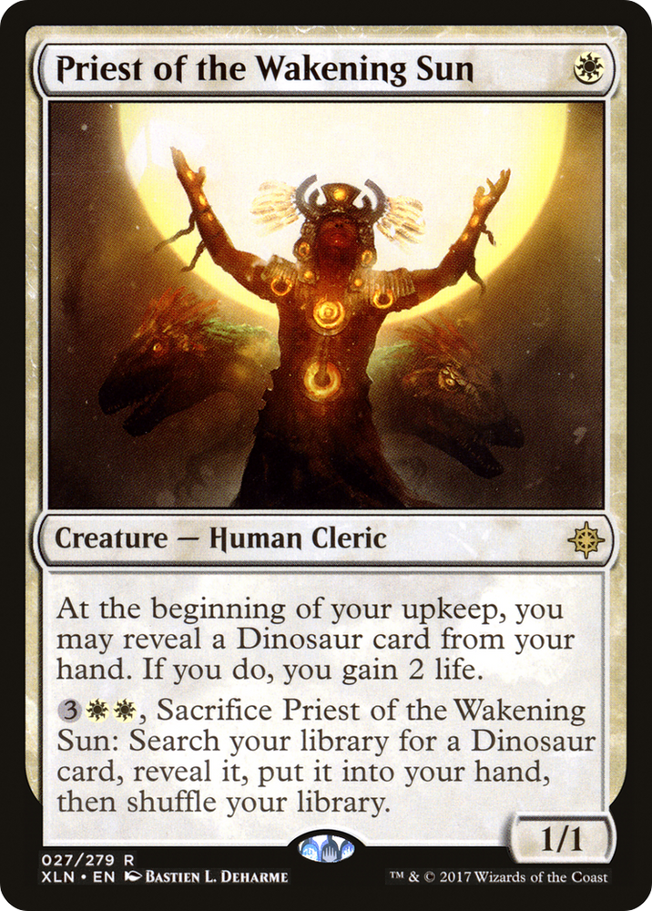 Priest of the Wakening Sun Magic: The Gathering trading card