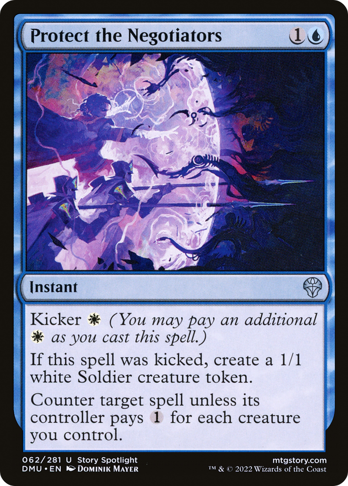 Protect the Negotiators Magic: The Gathering trading card