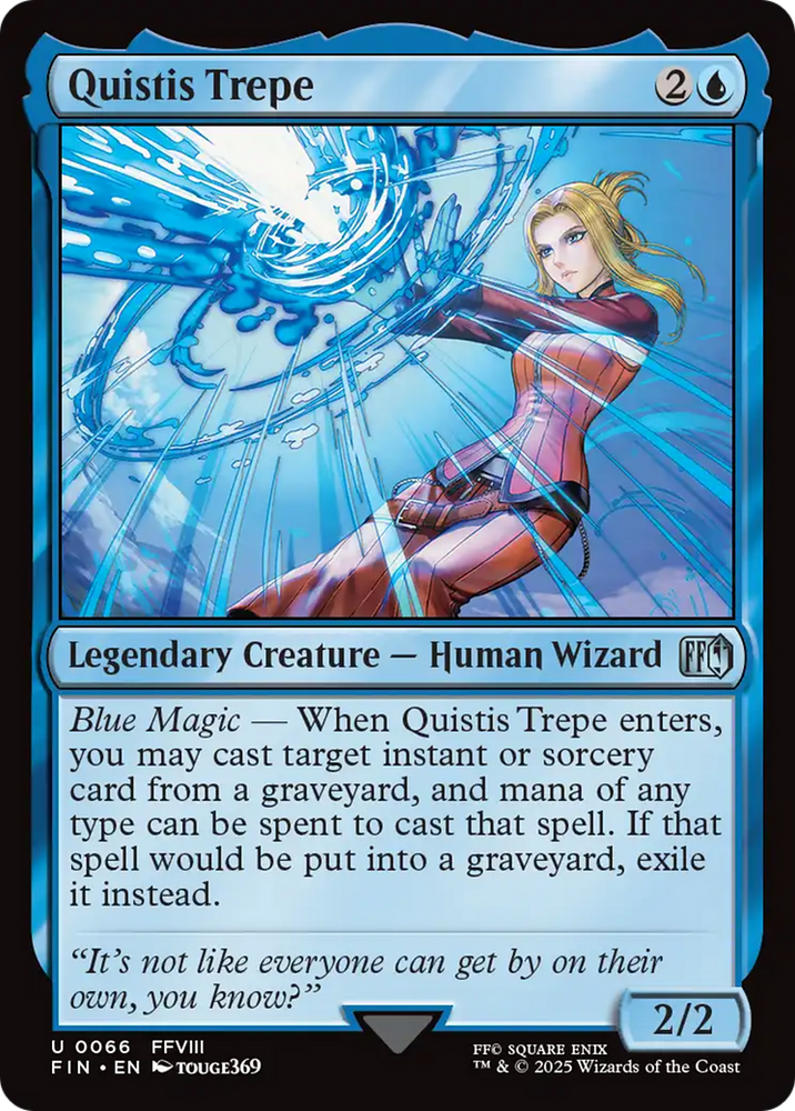 Quistis Trepe Magic: The Gathering trading card