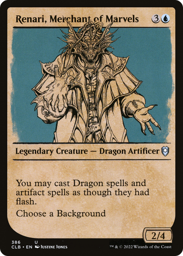 Renari, Merchant of Marvels Showcase Magic: The Gathering trading card
