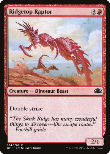 Ridgetop Raptor Magic: The Gathering trading card