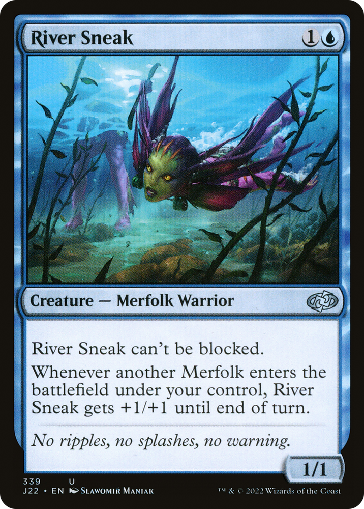 River Sneak Magic: The Gathering trading card