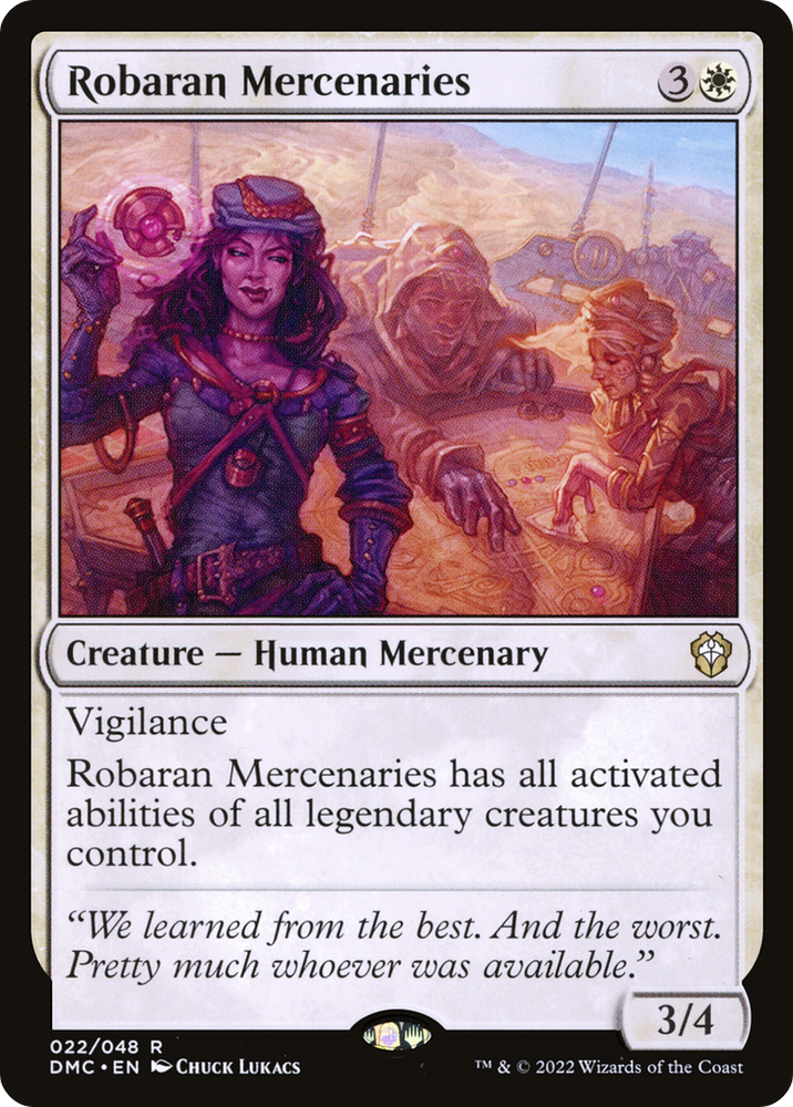 Robaran Mercenaries Magic: The Gathering trading card