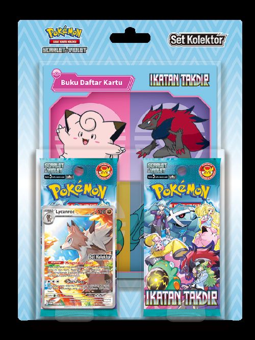 Pokemon Scarlet & Violet Lycanroc Set Collector (INDONESIA)