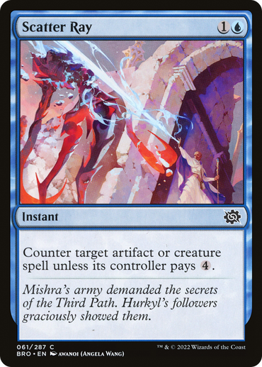 Scatter Ray Magic: The Gathering trading card