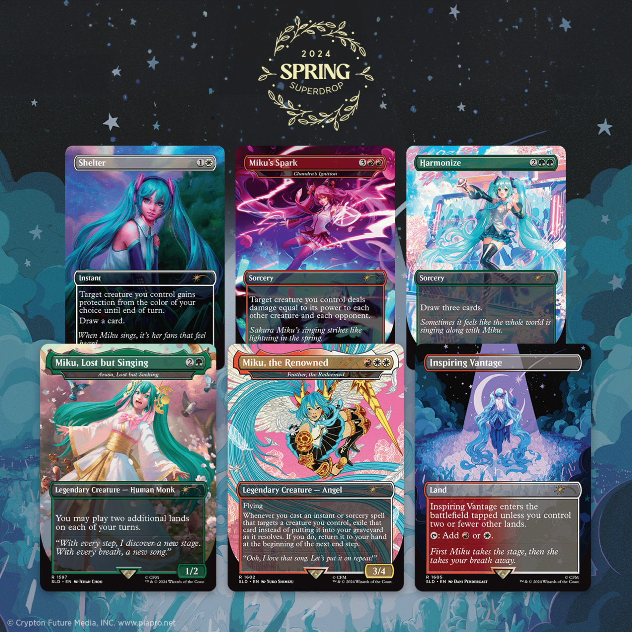 MTG Secret Lair Drop Series x Hatsune Miku: Sakura Superstar