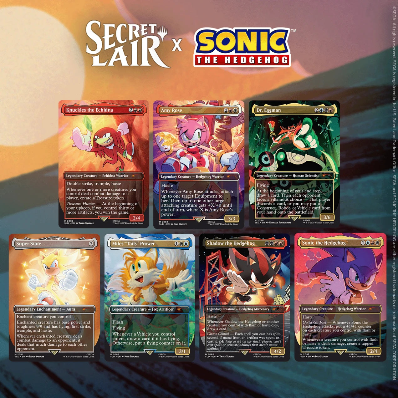 MTG Secret Lair Drop Series x Sonic the Hedgehog: Friends & Foes