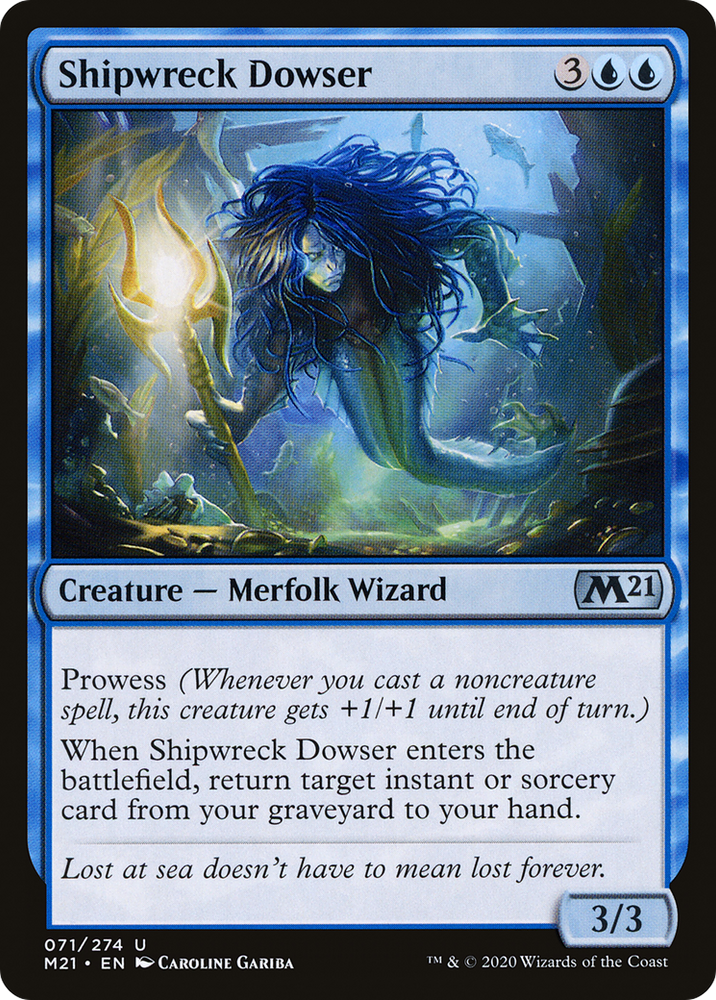 Shipwreck Dowser Magic: The Gathering trading card