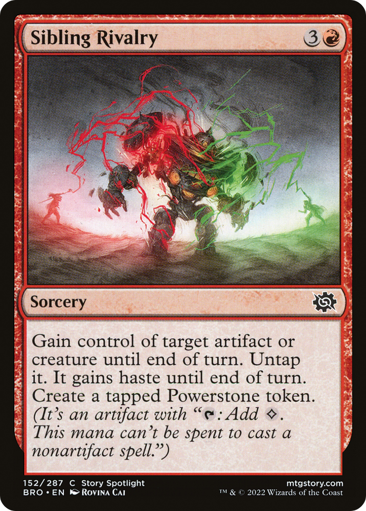 Sibling Rivalry Magic: The Gathering trading card