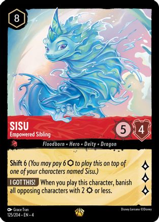 Sisu Empowered Sibling Disney Lorcana trading card