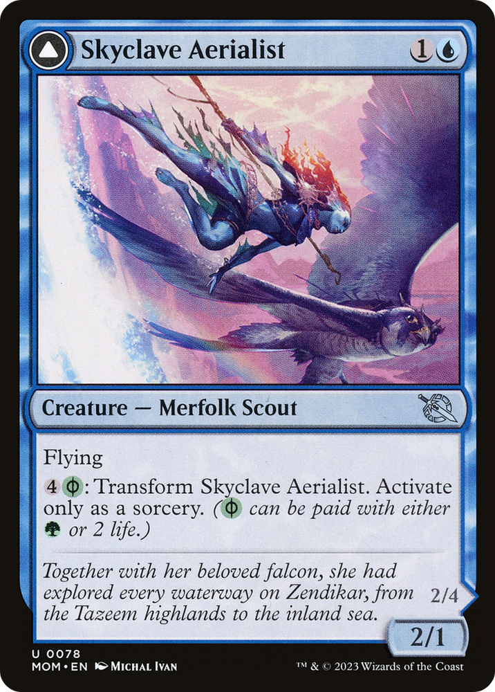Skyclave Aerialist Magic: The Gathering trading card