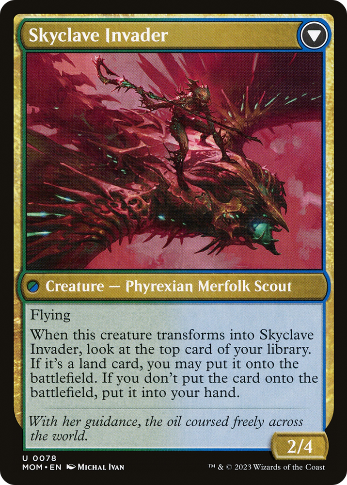 Skyclave Invader Magic: The Gathering trading card