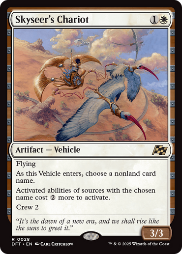 Skyseer's Chariot Magic: The Gathering trading card