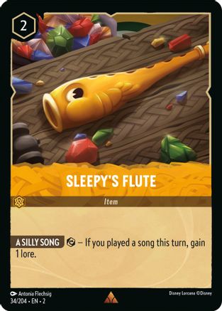 Sleeppy's Flute Disney Lorcana trading card
