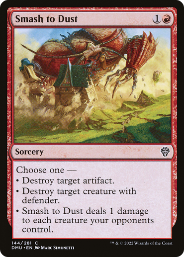 Smash to Dust Magic: The Gathering trading card