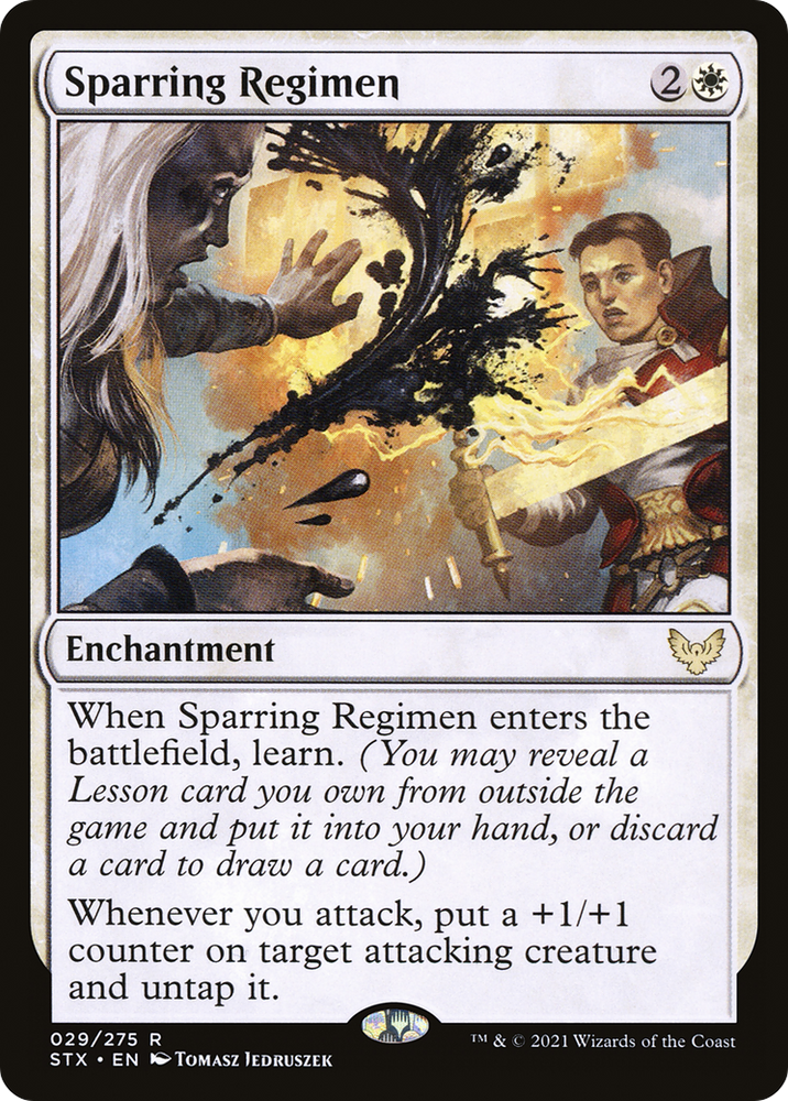 Sparring Regimen Magic: The Gathering trading card