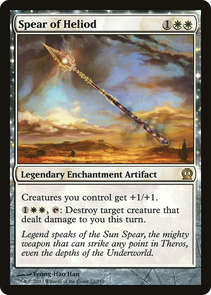 Spear of Heliod Magic: The Gathering trading card