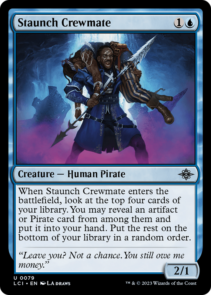 Staunch Crewmate Magic: The Gathering trading card