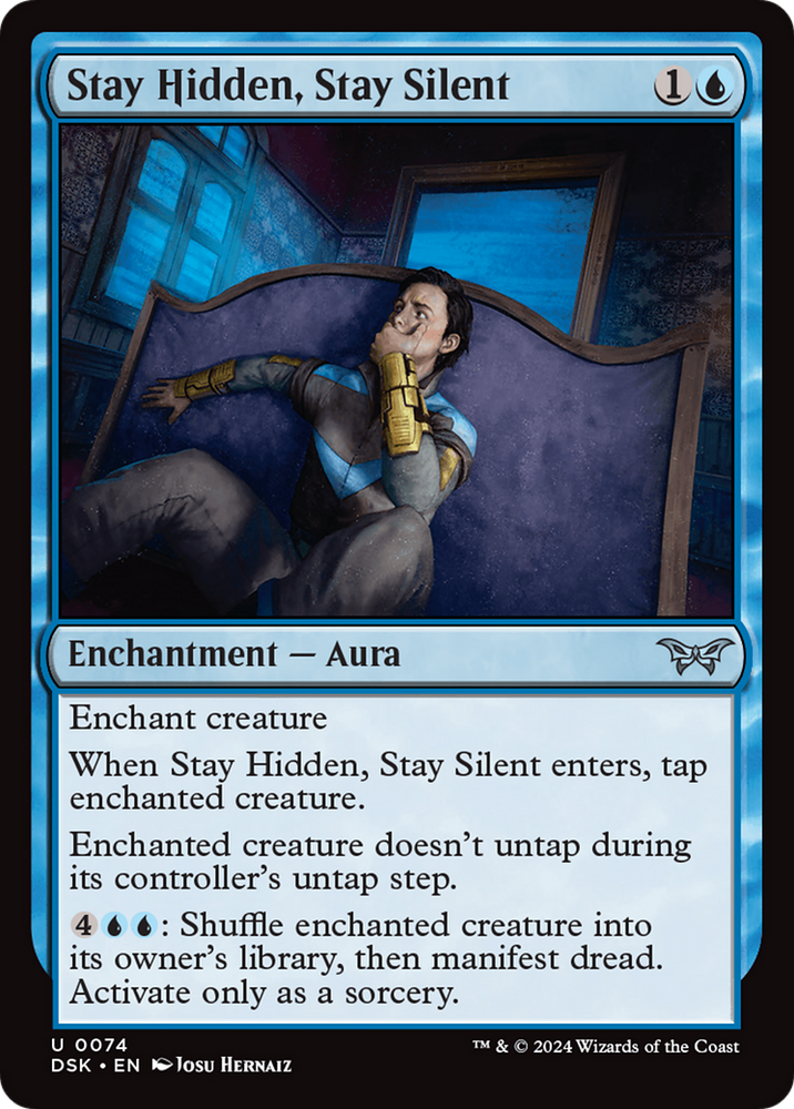 Stay Hidden, Stay Silent Magic: The Gathering trading card