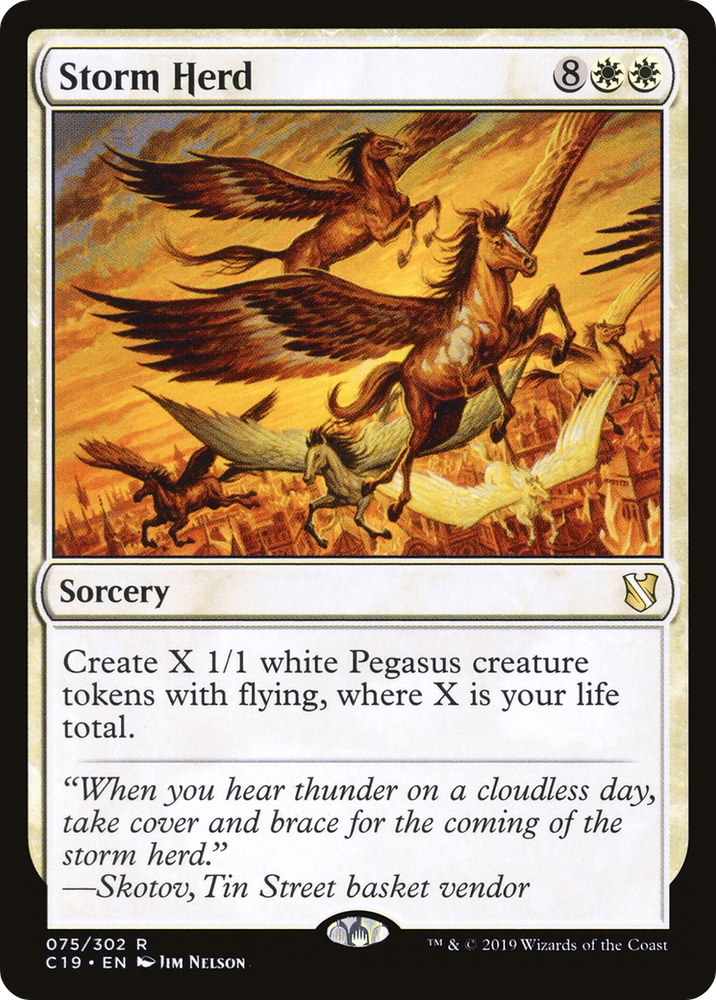 Storm Herd Magic: The Gathering trading card
