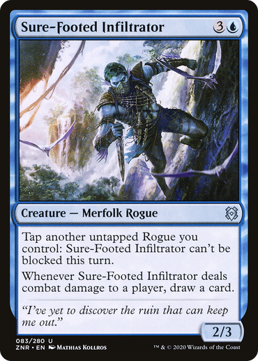 Sure-Footed Infiltrator Magic: The Gathering trading card