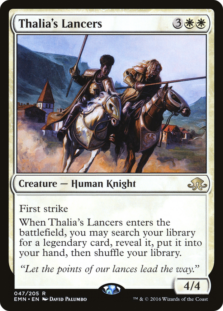 Thalia's Lancers Magic: The Gathering trading card