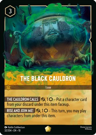 The Black Cauldron Disney Lorcana trading card