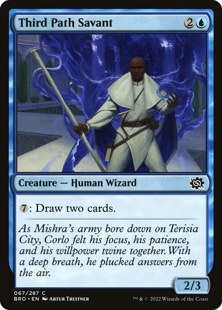 Third Path Savant Magic: The Gathering trading card
