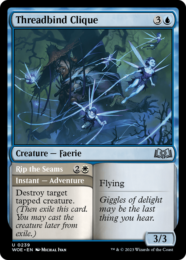 Threadbind Clique Magic: The Gathering trading card