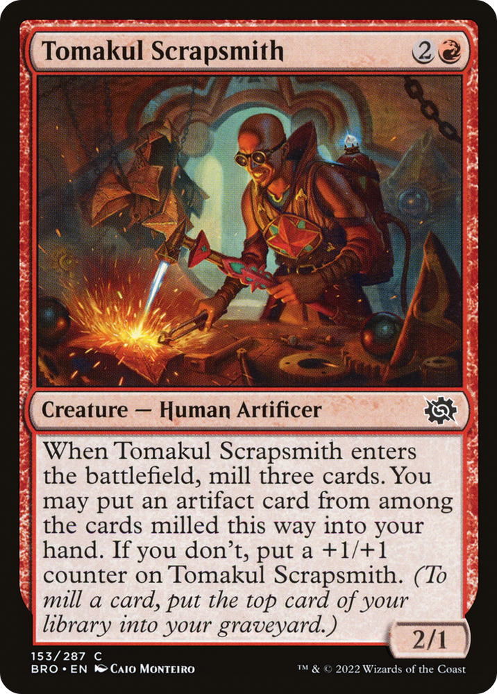 Tomakul Scrapsmith Magic: The Gathering trading card
