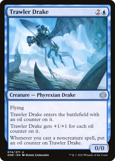 Trawler Drake Magic: The Gathering trading card