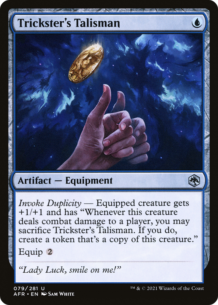 Trickster's Talisman Magic: The Gathering trading card