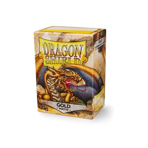 Dragon Shield: Gold Matte Sleeves (100 count)