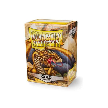 Dragon Shield: Gold Matte Sleeves (100 count)