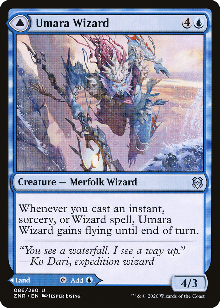 Umara Wizard Magic: The Gathering trading card