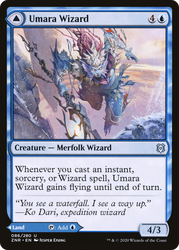 Umara Wizard Magic: The Gathering trading card