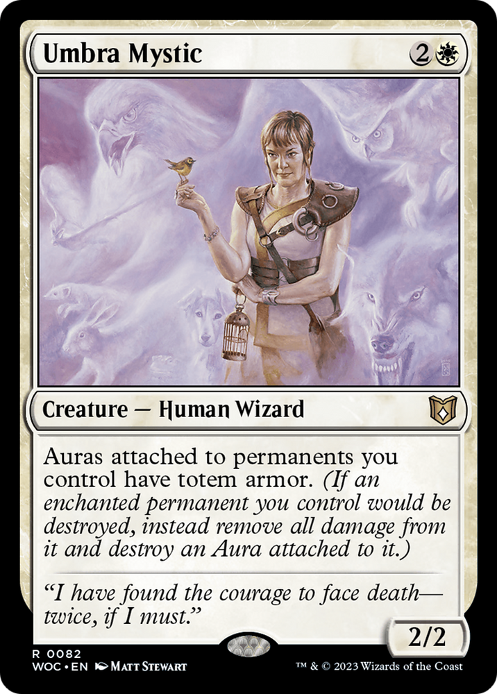 Umbra Mystic Magic: The Gathering trading card