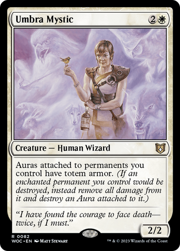 Umbra Mystic Magic: The Gathering trading card