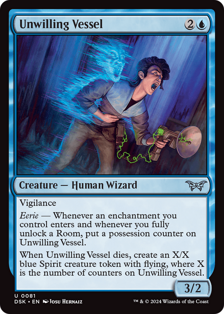 Unwilling Vessel Magic: The Gathering trading card