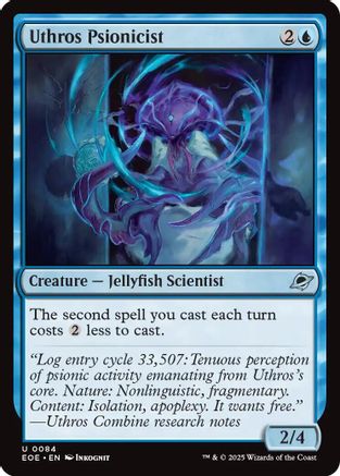 Uthros Psionicist Magic: The Gathering trading card