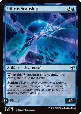 Uthros Scanship Magic: The Gathering trading card