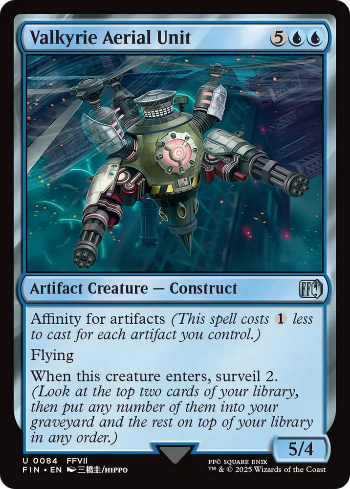 Valkyrie Aerial Unit Magic: The Gathering trading card