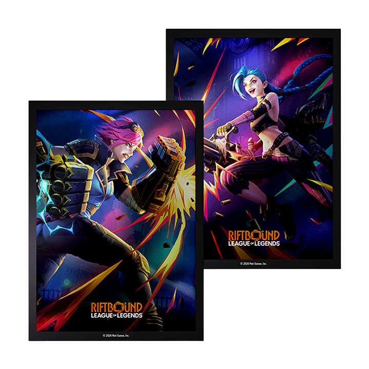 Riftbound - League of Legends TCG - Vendetta - Sleeves Vi vs Jinx
