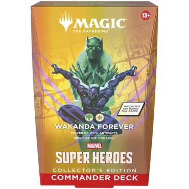 Pre-Order: Magic The Gathering- Marvel Super Heroes - Collector Commander Deck Wakanda Forever