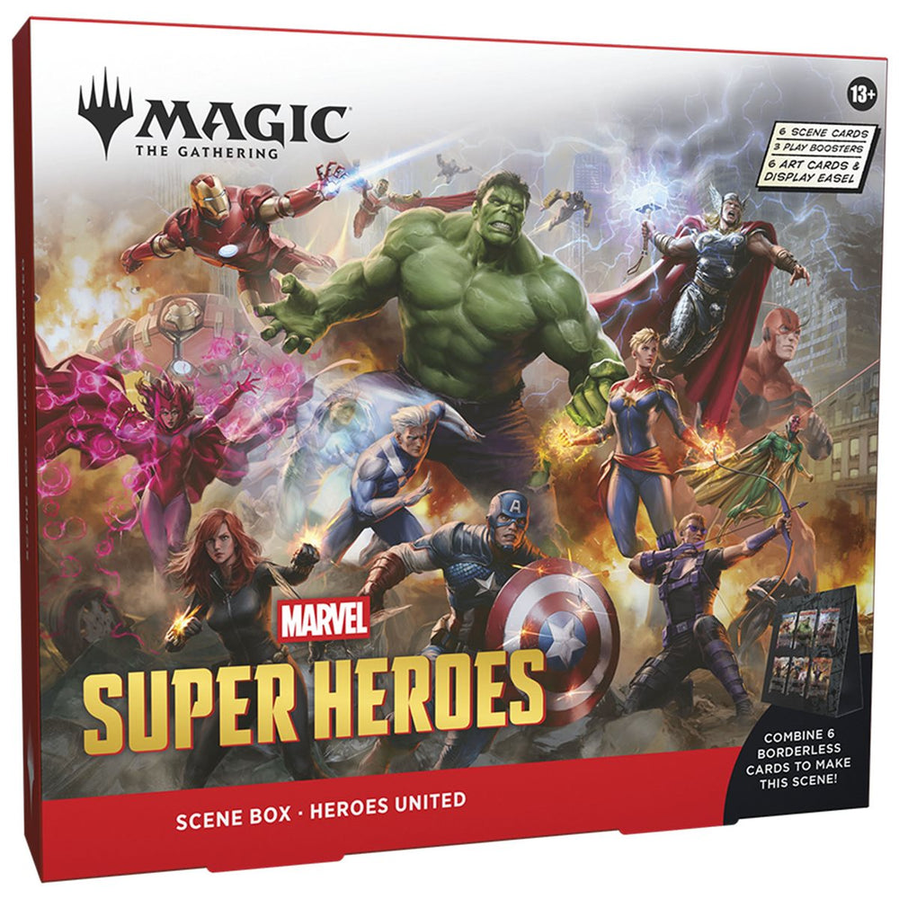 Pre-order Magic: The Gathering - Marvel Super Heroes - Scene Box Heroes United